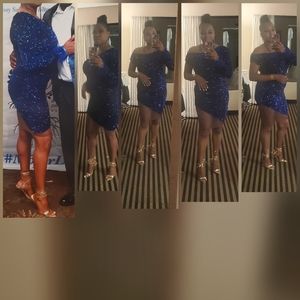 Sequin Cobalt dress